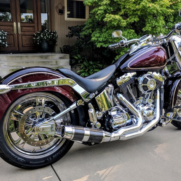 1984-2017 Harley Softail Bobcat 2:1 Full Exhaust System
