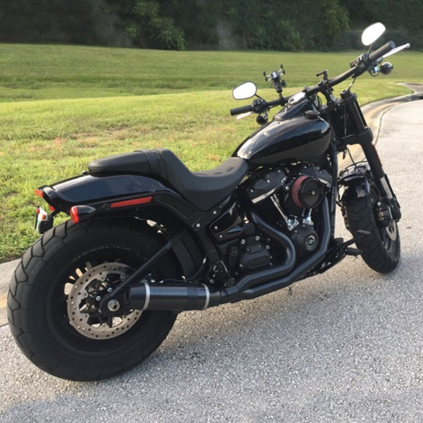 2018-2025 2:1 Softail M8 Bob Cat Up-Swept Exhaust
