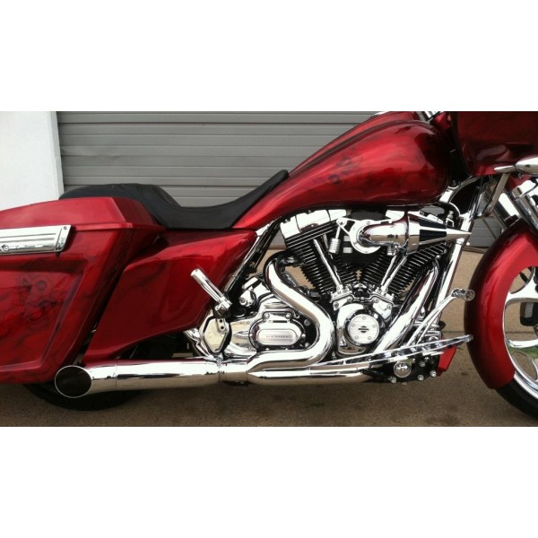 2009-2016 Harley Touring Stubby Cat Exhaust